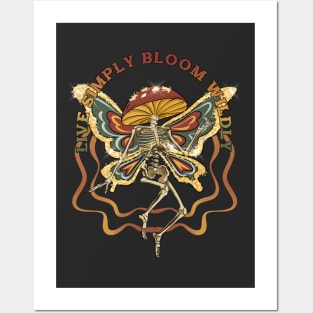 Live Simply Bloom Wildly Posters and Art